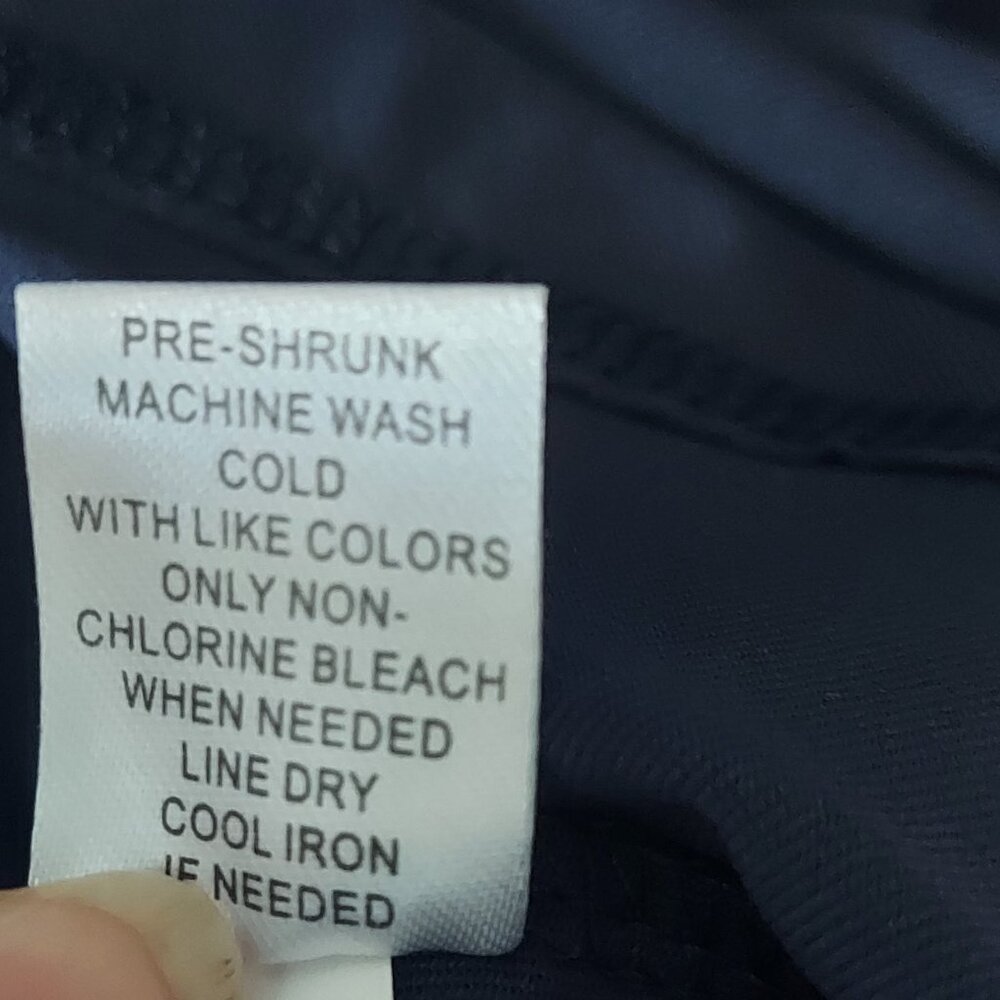 LULU B Size XL V Neck Sleeveless Top Navy Blue - Picture 11 of 11